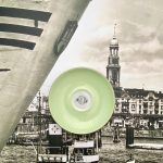 Wandteller Franzbrötchen vintage Herr Fuchs Teller Mint Gold 11cm Hamburg Wohnen