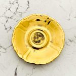 Wandteller Herr Fuchs Mond Gold mini 11cm vintage Wohnen