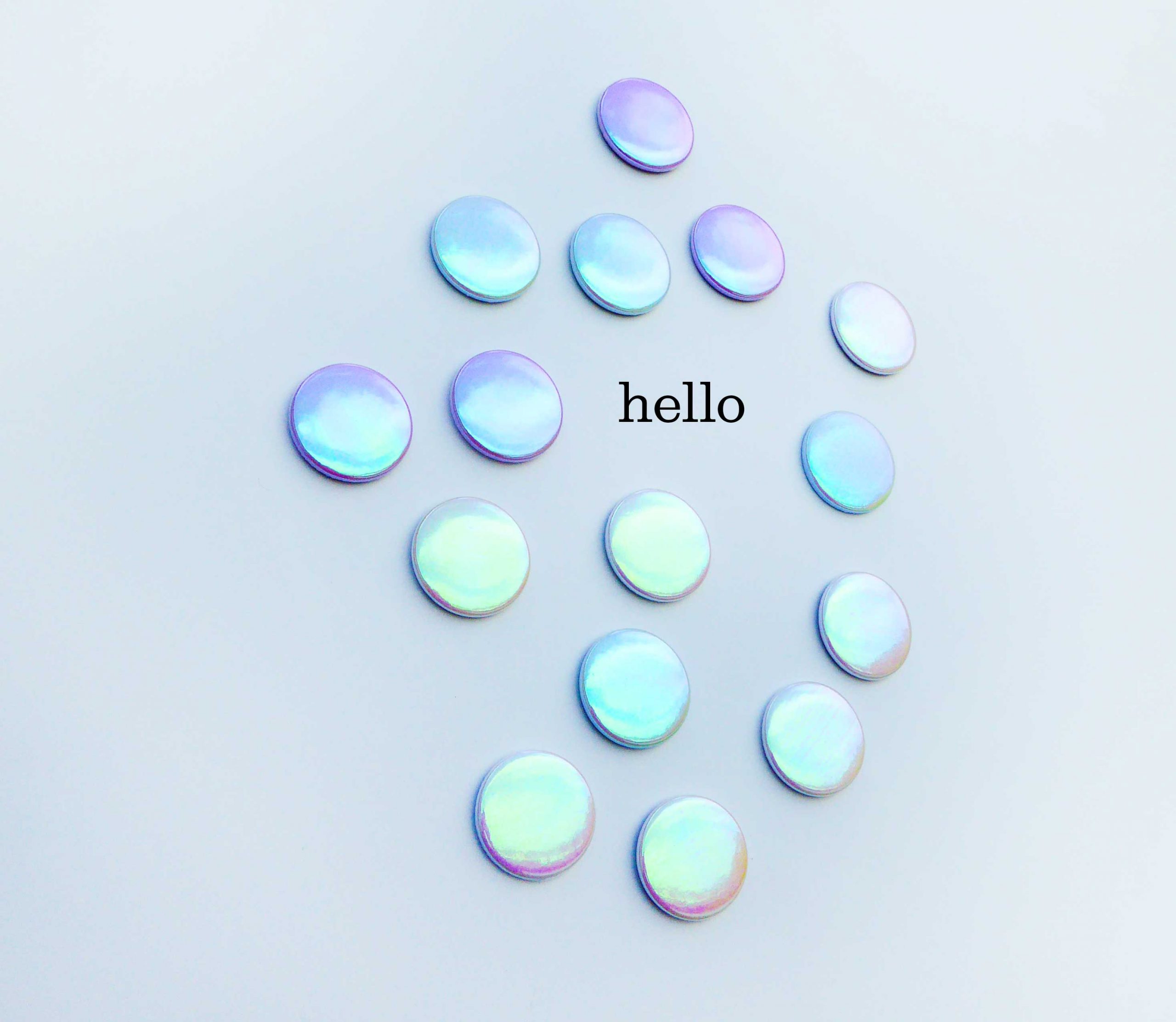 Ice Cream Regenbogen Magneten Set Herr Fuchs Magnet Irisieren Seifenblasen Rosa/Blau/Lila