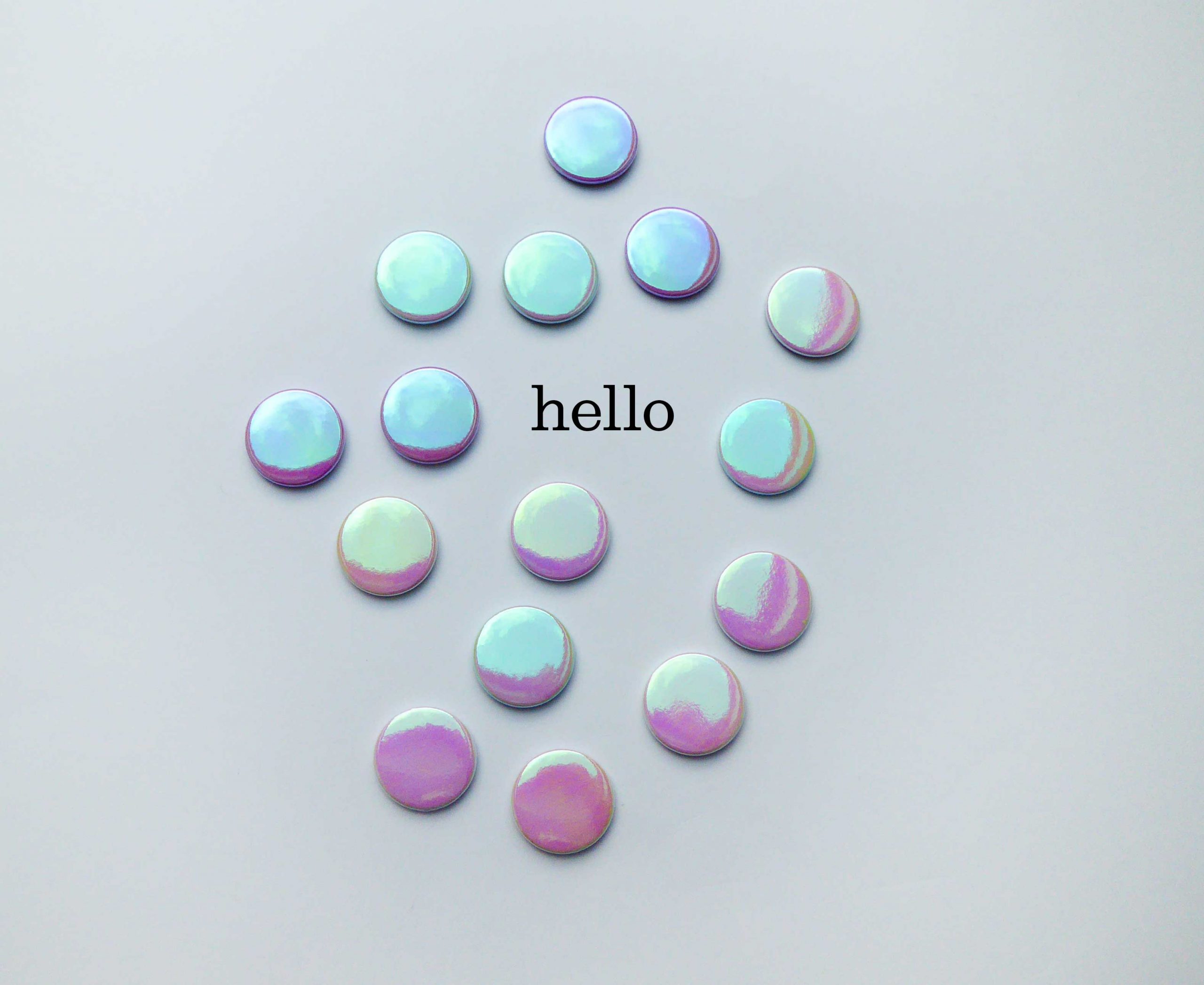 Ice Cream Regenbogen Magneten Set Herr Fuchs Magnet Irisieren Seifenblasen Rosa/Blau/Lila – Bild 2