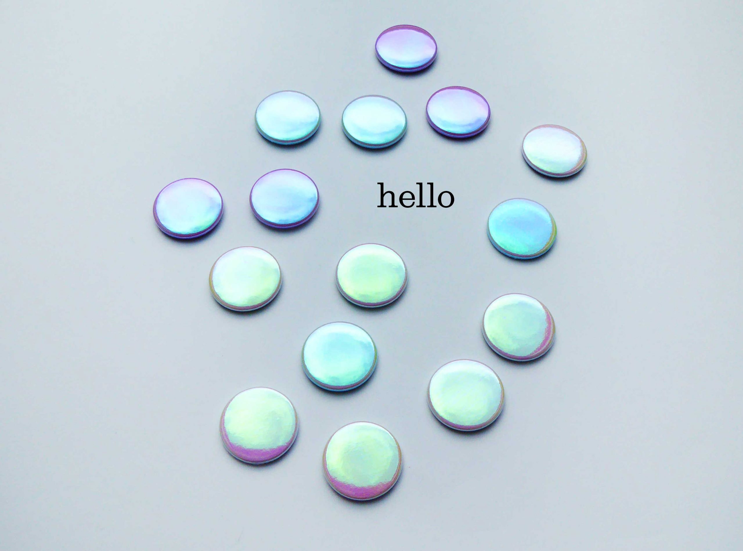 Ice Cream Regenbogen Magneten Set Herr Fuchs Magnet Irisieren Seifenblasen Rosa/Blau/Lila – Bild 3