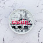 Wandteller Typo moin. vintage Herr Fuchs mini neonpink 10cm Hafen Hamburg Köhlbrandbrücke