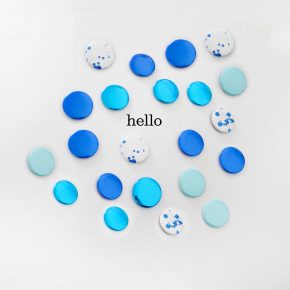 Blau Magneten Set 8 Stück Herr Fuchs 4 Farben