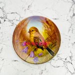 Wandteller you are great Herr Fuchs Vogel 19cm neonpink vintage wohnen Goldammer