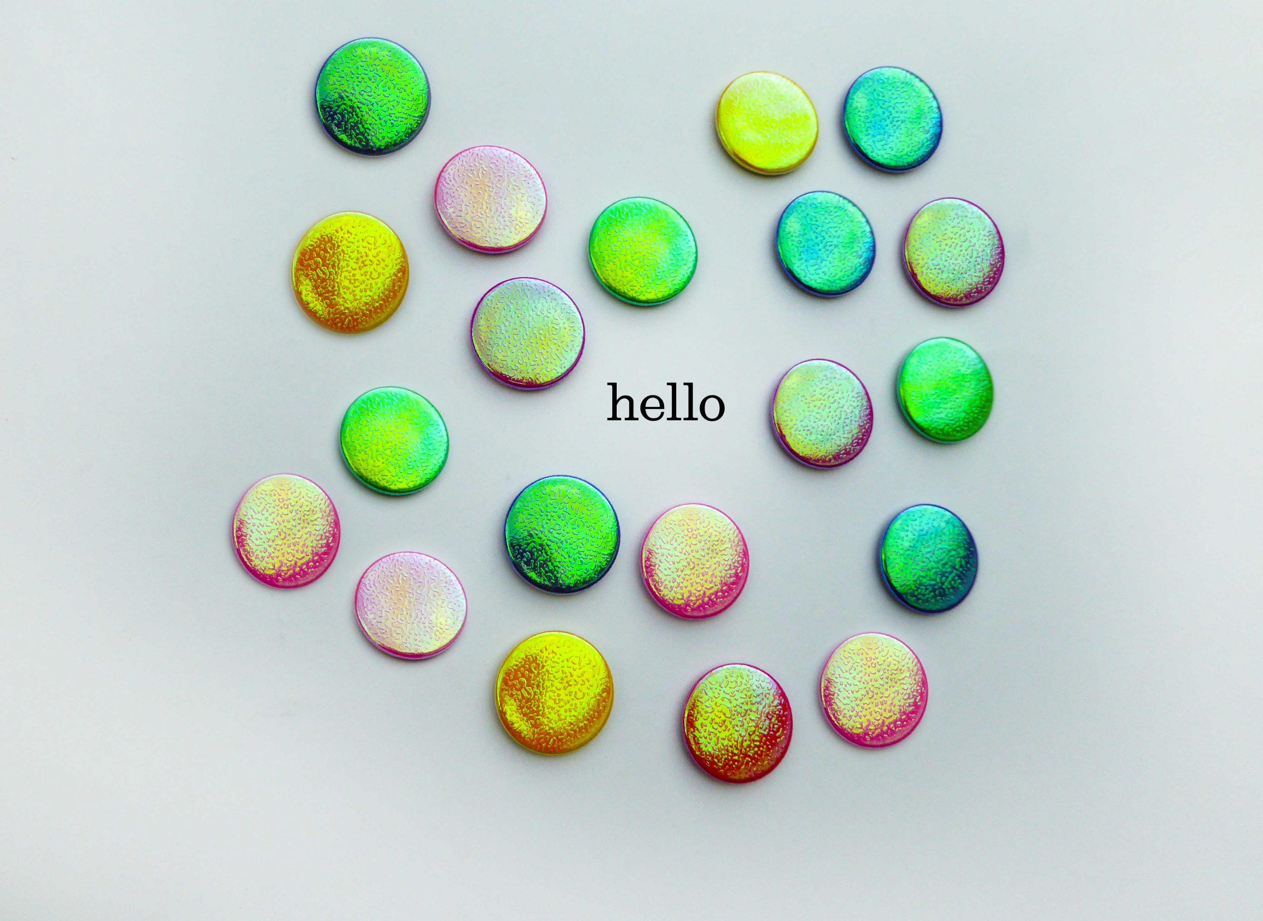 Meerjungfrau Regenbogen Magneten Set Herr Fuchs Magnet Irisieren Gelb/Rosa/Blau/Lila 8 St – Bild 2