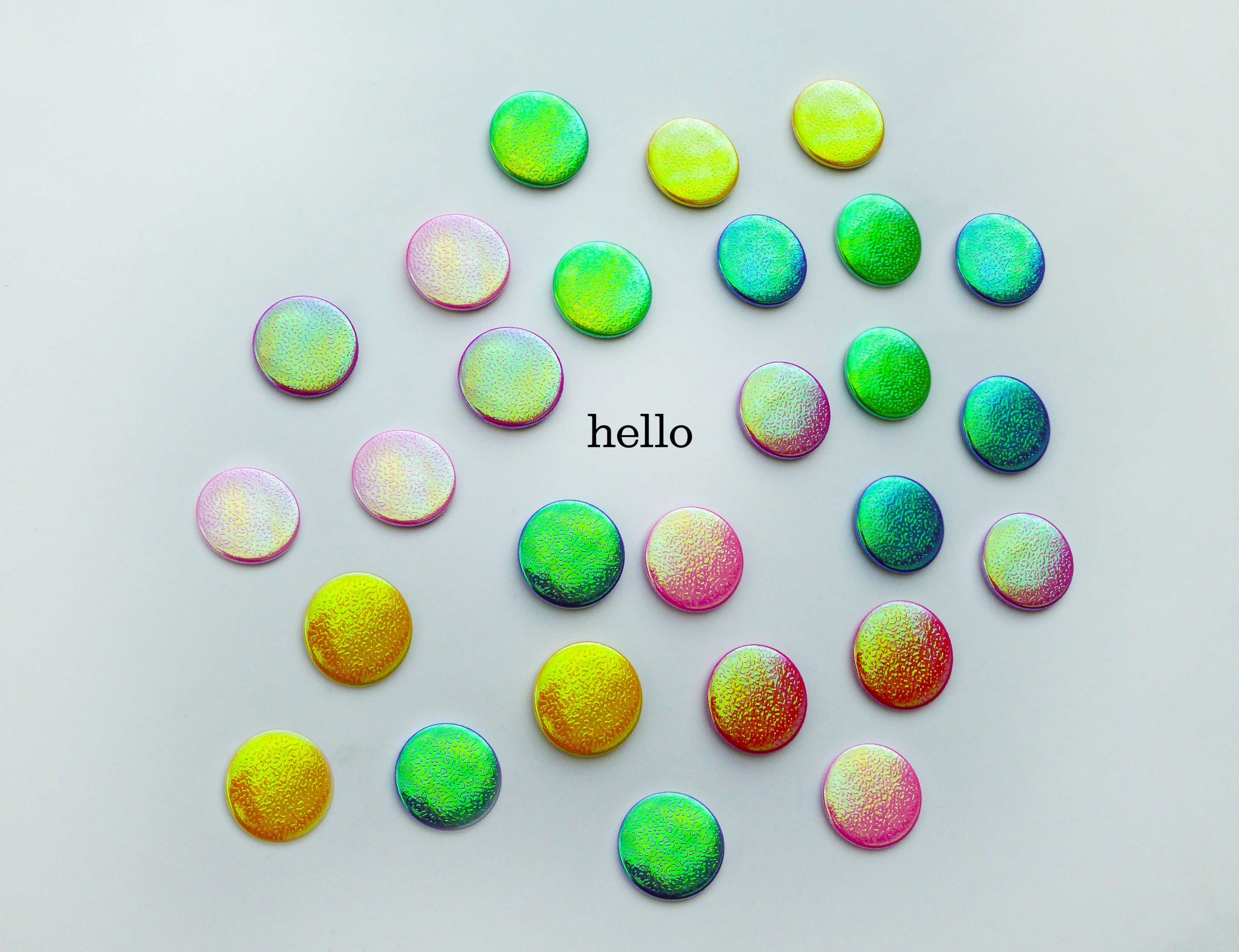 Meerjungfrau Regenbogen Magneten Set Herr Fuchs Magnet Irisieren Gelb/Rosa/Blau/Lila 8 St – Bild 4