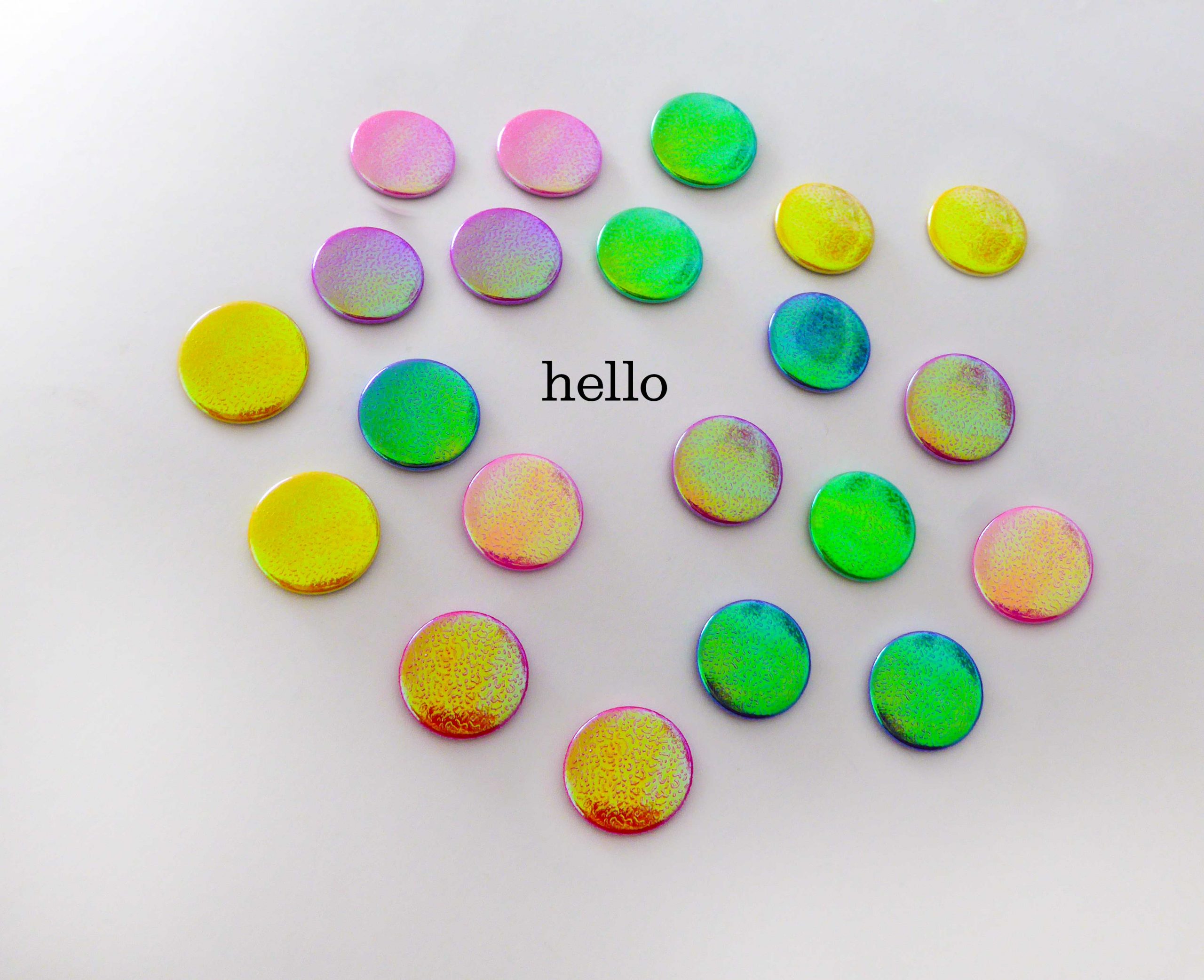 Meerjungfrau Regenbogen Magneten Set Herr Fuchs Magnet Irisieren Gelb/Rosa/Blau/Lila 8 St