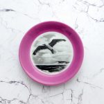 Wandteller Möwe Rosa Lila Berry vintage Herr Fuchs Teller klein mini 11cm