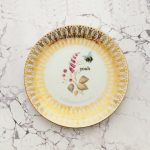 Wandteller Herr Fuchs yeah Typo Wohnen Hummel 19cm vintage gold Blume Bunt