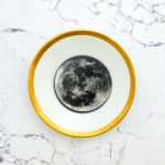 Wandteller Herr Fuchs Mond Gold mini 12cm vintage Galaxy Wohnen