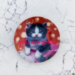 Wandteller Typo you are great neon Herr Fuchs Katze 12cm Wohnen vintage rot lila