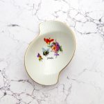 Wandteller Herr Fuchs yeah Typo Wohnen Hummel mini 14cm vintage Blume bunt Gold