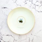 Wandteller Herr Fuchs Wohnen Hummel mini 12cm vintage gold